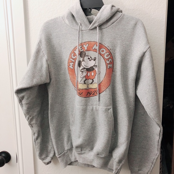 gray mickey mouse sweatshirt